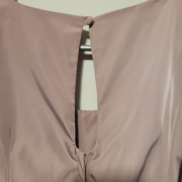 Coquette Bubble Hem Dress Size 0 Rosette Tie Back Wedding Guest - Picture 9 of 9